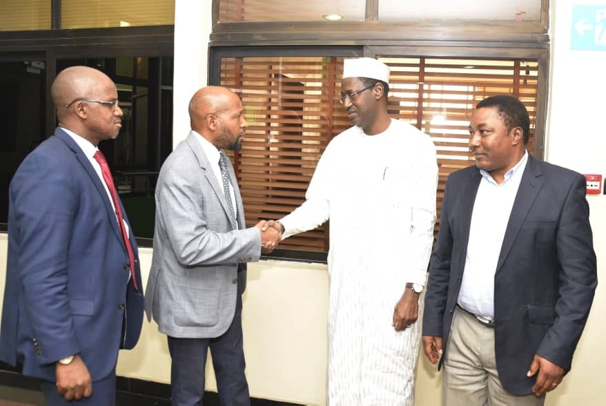 Sam Odia congratulates Arc Ahmed Dangiwa on his appointment as the Minister of Housing